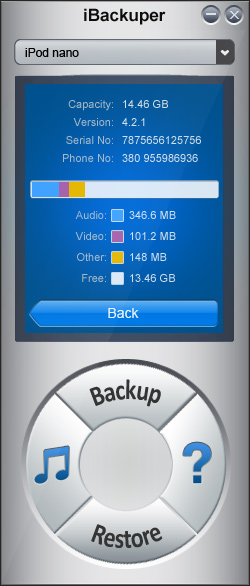 Back up, restore and manage media files on your iDevice with iBackuper